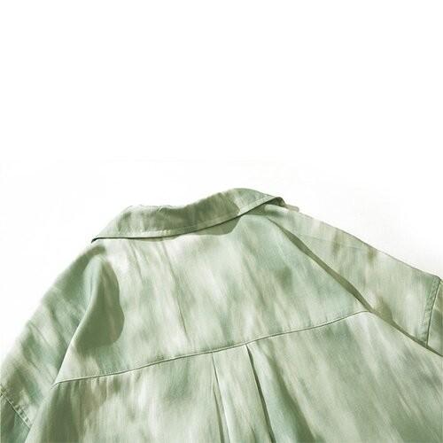 OEM maufactory  Shirt short -sleeved menin Europe and the United States new loose  half -sleeved cardigan top