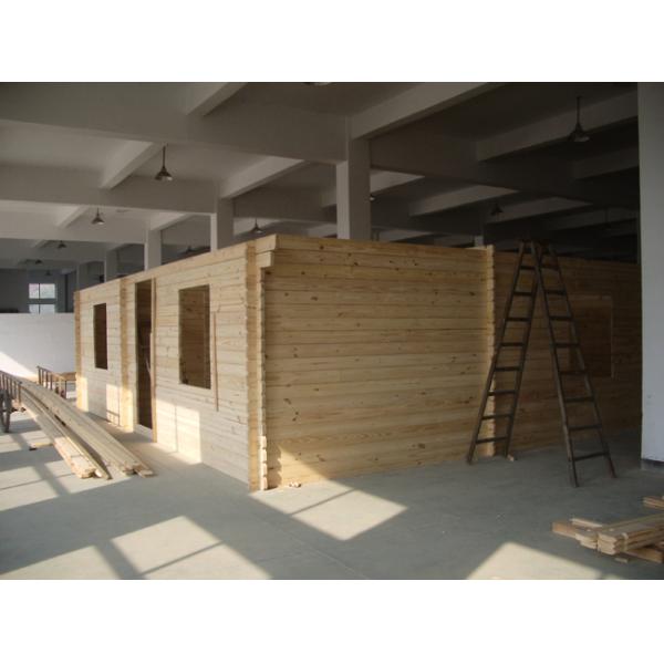 Small Pine Wood Outdoor Wooden Chalet Cabin House Without Paint