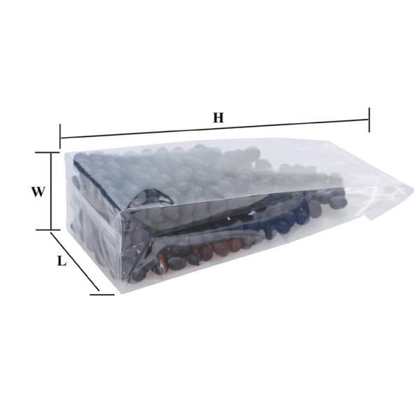 плоская нижняя жара сумки Gusset 2mil поли упаковывая - вставка бумаги уплотнения