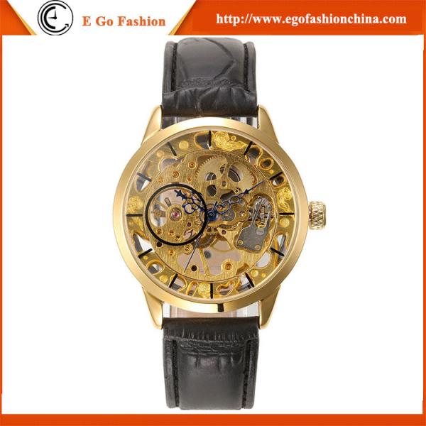 WN03 Mechanical Movement Men's Wristwatch Gift Watch for Man Men Quartz Leather Watch New