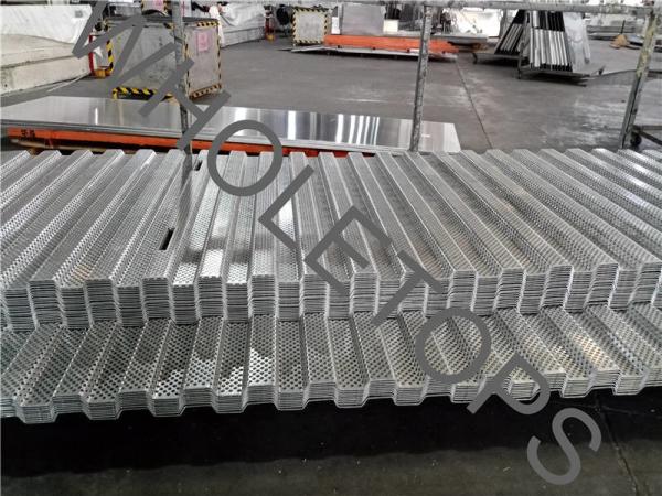 ISO9001 7.0MM Perforated Aluminium Panel For Commercial Real Estate Building