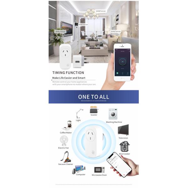 AU Standard 10A Smart Socket Wi-Fi Plug With USB