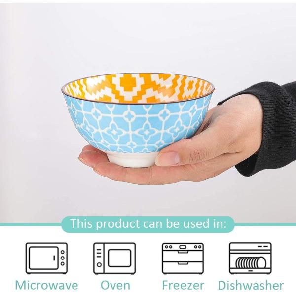 Шар красочного супа керамический, сейф микроволны шара фарфора с изготовленным на заказ логотипом