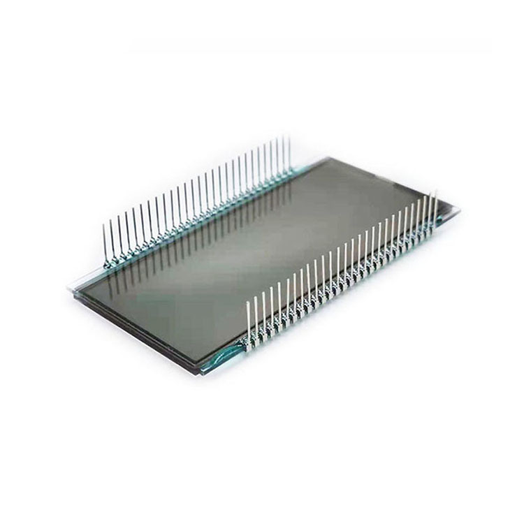 6digit 56 Pin Transparent Panel HTN Mono Seven Segment Lcd Panel Fuel Dispenser LCD Display