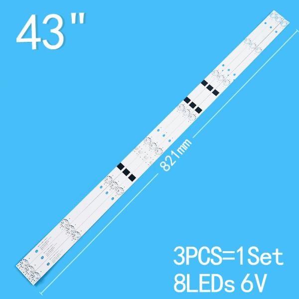 Para o Lehua T43 43X600 JS-D-JP4310-A81EC E43DU1000 MCPCB