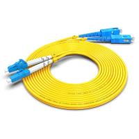 Mode unitaire optique à plusieurs modes de fonctionnement 25M de tresse de fibre de la corde de correction de Sc FC LC OM3 OM4 OM5