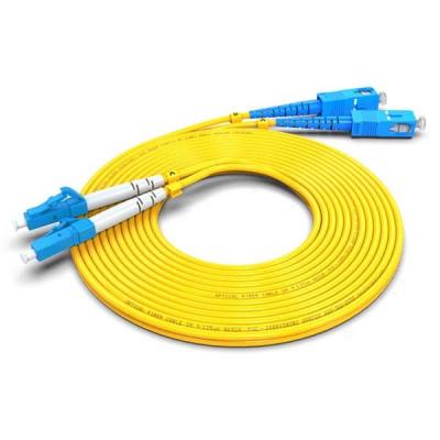 SC FC LC Multimode Patch Cord OM3 OM4 OM5 Fiber Optic Pigtail Single Mode 25M
