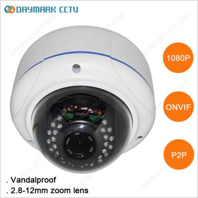2 megapixel vandalproof poe ip external dome camera with p2p