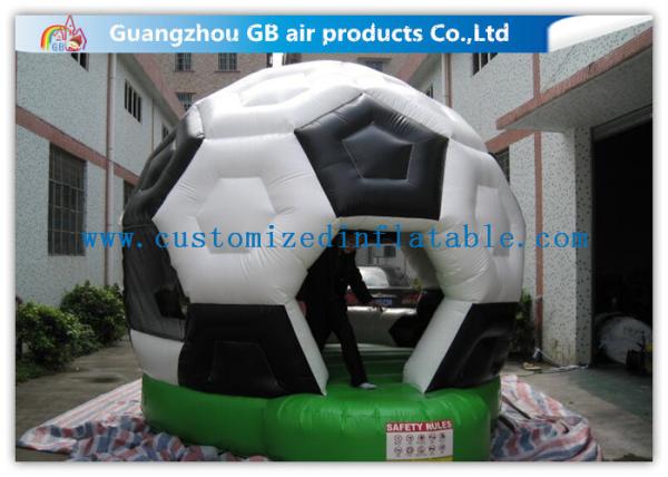 Inflatable Football Bouncer , Soccer Inflatable Bounce House , Football Jumping