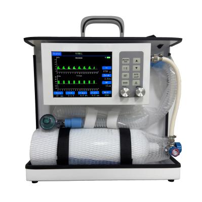 Transport Ventilator for Ambulance SIMV and IPPV Modes with Pressure Alarm