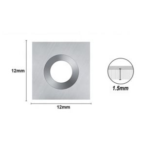 Карбид TCT прямоугольника деревянный поворачивая вводит степень 12x12x1.5-35