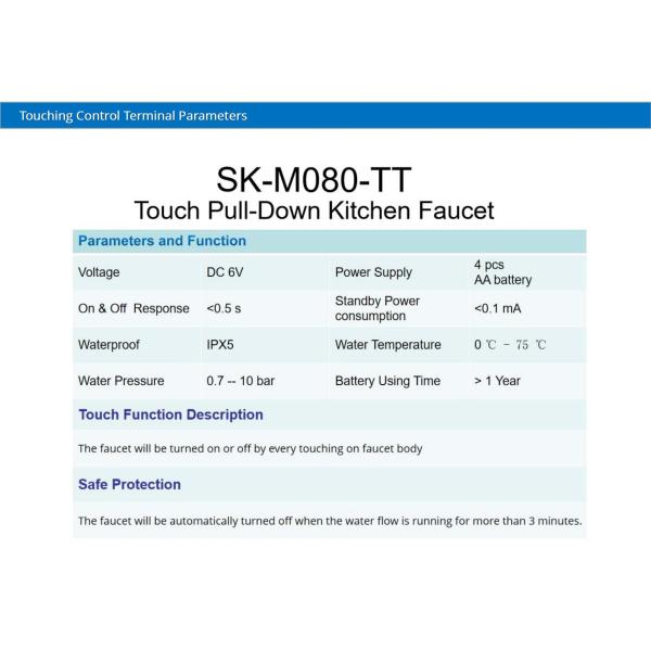 Краны кухни нержавеющей стали умной разбрызгивающей головки двойственной функции кран кухни IPX5 твердые