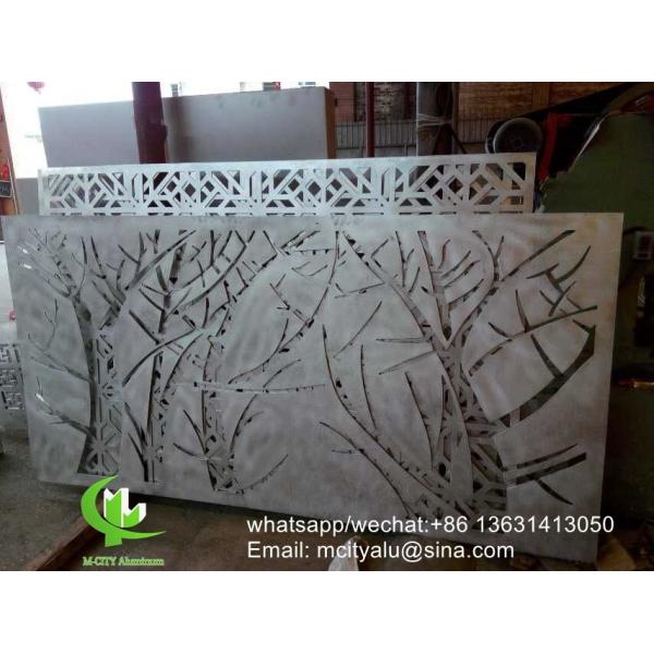 feuille de panneau creusé en aluminium creux pour la décoration des murs de rideau