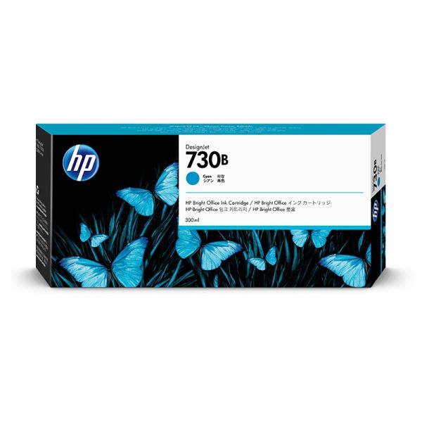 HP 730 300ml Full Color for Cartridge-Original Black Compatible for DesignJet T1600/T2600/T1700 Printers (Digital)