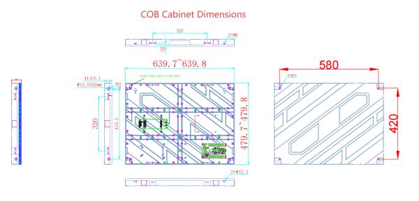 1.86mm Pixel Pitch Indoor FHD LED Display 10000 1 Contrast Ratio with Colorlight System COB Die-Casting Aluminum Cabinet
