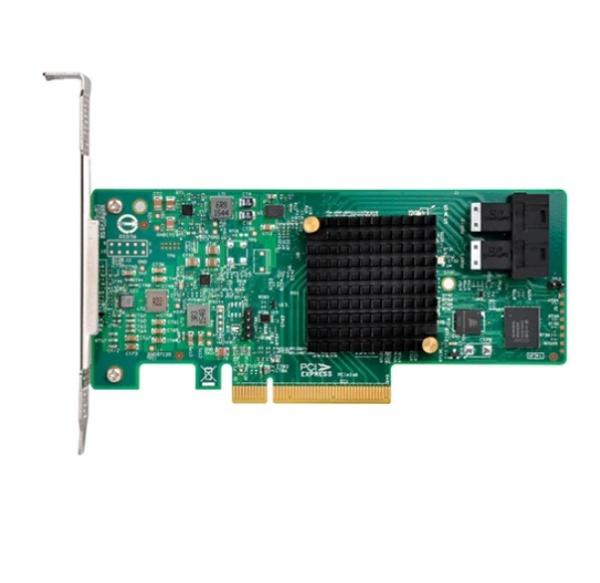 Broadcom LSI SAS 9500-8i Adapteur de bus hôte 12 Gb/s SAS 8-Port PCIe 3.0 HBA Card Support Raid 0/1/1E/10