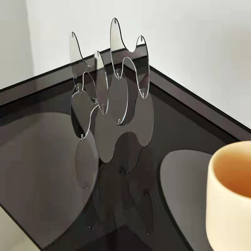 Acrylic Multi-layer Storage Shelf Three-Tier Design Office Bathroom Cosmetics Pot Soap Other Goods Standing Type Boxed