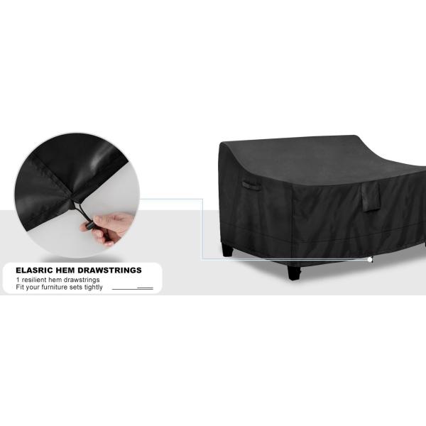 Outdoor Liners Outdoor Waterproof Patio Loveseat Couch Cover - UV Resistant Patio Sofa Furniture Covers Weatherproof