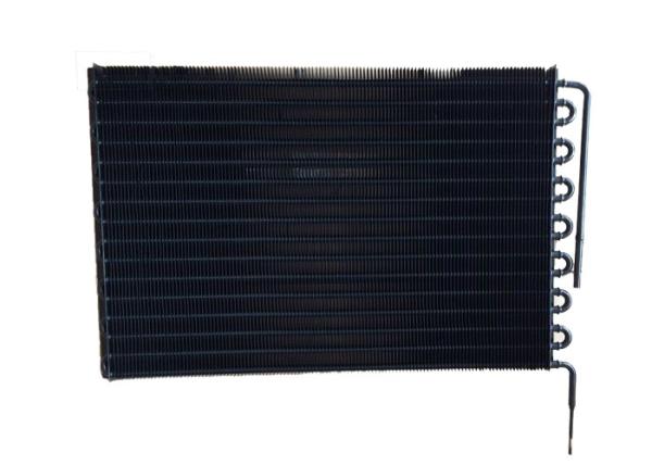 Aluminum Tube Fin Heat Exchanger Flat Corrugated Window Type