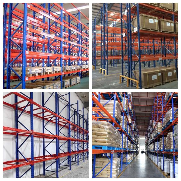 High-Strength Steel Selective Pallet Racking System with Customizable Dimensions and 4000kg/Layer Capacity for Heavy-Duty Storage