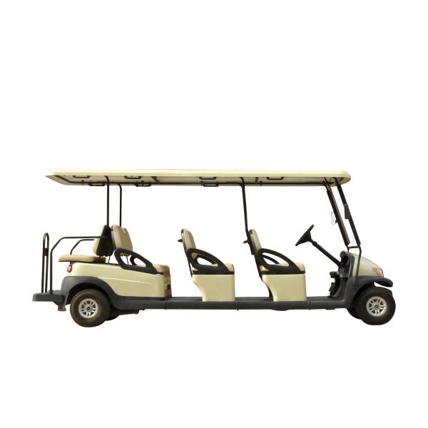 6 Seats Sightseeing Car Shuttle Bus With 3.7KW Motor Controller