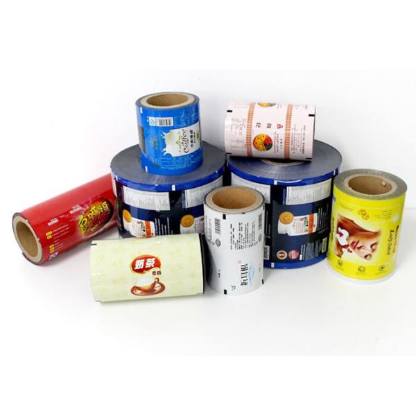 Snack Nut Plastic Pouch Packaging / PET VMPET PE Laminating Film Roll Packaging