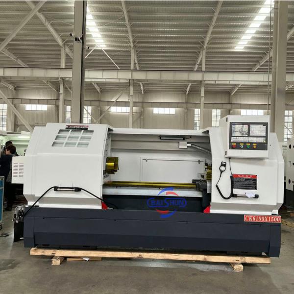 CK6150 Tour CNC 500 mm Balancement 1500 mm pièce à usiner Moteur 7,5 kW