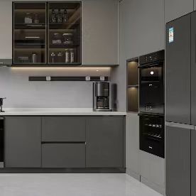 Modern Kitchen Cabinet Custom Contemporary Acrylic Kitchen Cabinets, Clean High Gloss Design