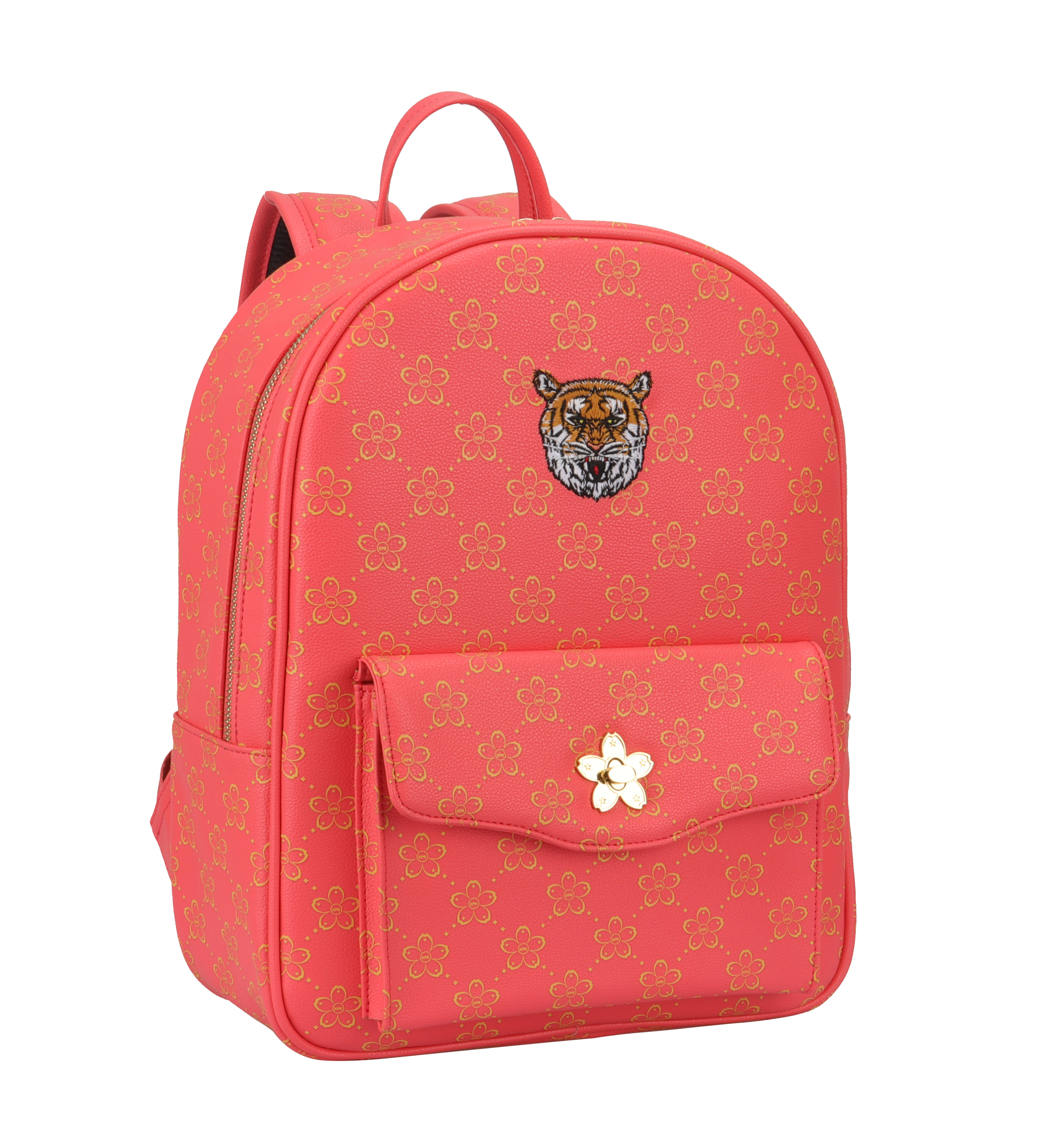 Printed Nylon Leather Unisex Backpack for Daily Use Functional Backpack for Work