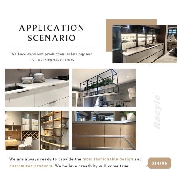 OEM Design Brush Gold Aluminum Cabinet Handles 2.36 inch With Screw