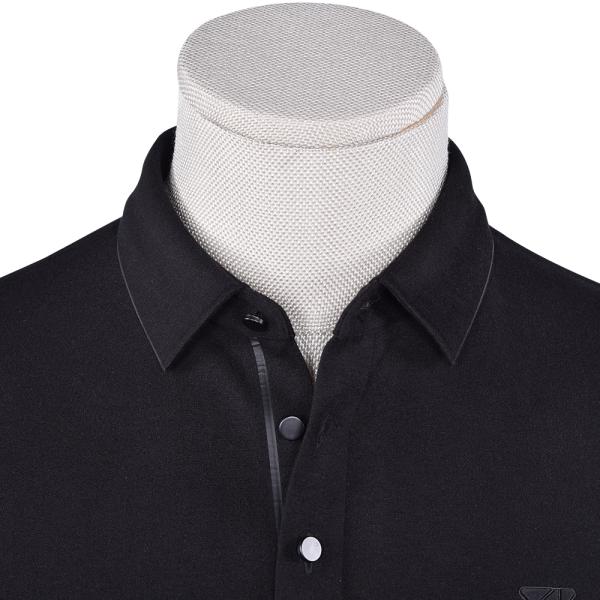 Impresión de logotipo personalizado de camisetas y polos masculinos originales con un color sencillo esencial