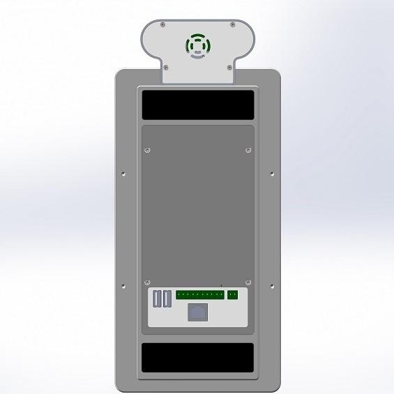 POE 8 Inch Auto Detect Body Temperature Time Attendance Device With POE Power And Face Recognition