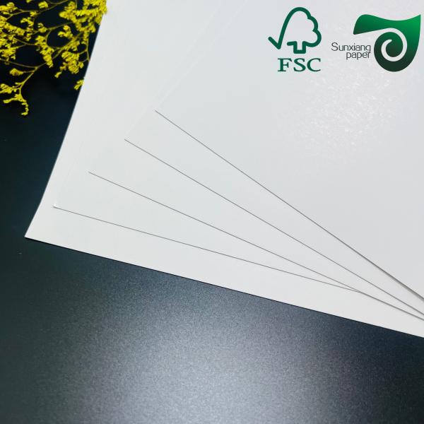 300gm FSC Carton recouvert à une face C1S haute résistance au pliage pour emballage alimentaire