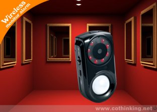 Video Recording Illegal Broke-in Alarm GSM Alarm SMS With 0.3 Mega Pixel CMOS Camera