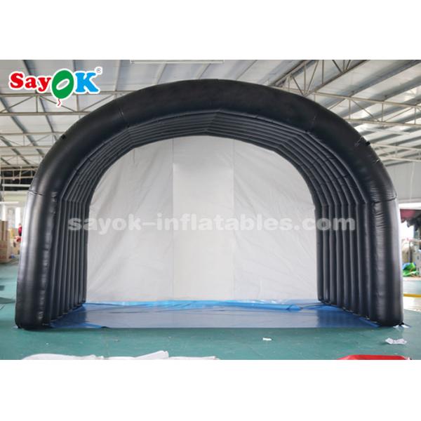Custom Inflatable Tent Black Tunnel Entrance Inflatable Air Tent For Outdoor Sports Meeting
