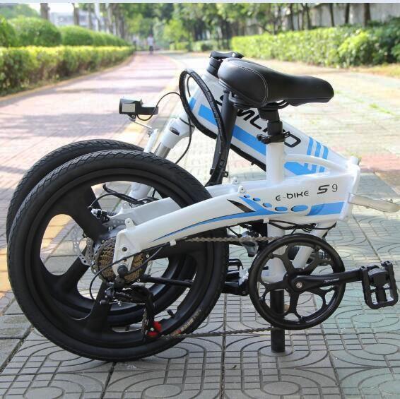 SHlMANO 20 Inch Portable Electric Bike Aluminum Alloy 48V 10AH 350W
