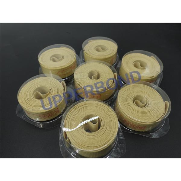 Cigarette Transfer Conveyor Belt High Intensity Yellow Aramid Garniture Tape