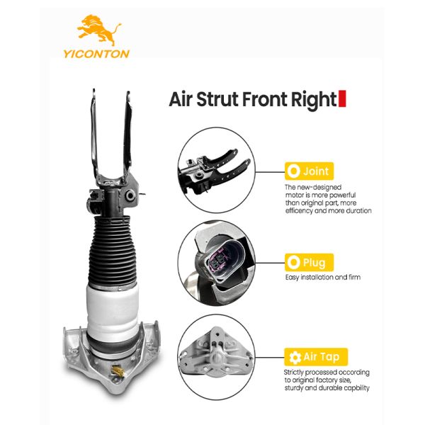 7L6616040E Air Suspension Strut Compatible with Audi Q7 4LB/Porsche Cayenne 9PA/Volkswagen Touareg 7L6/7L7/7LA