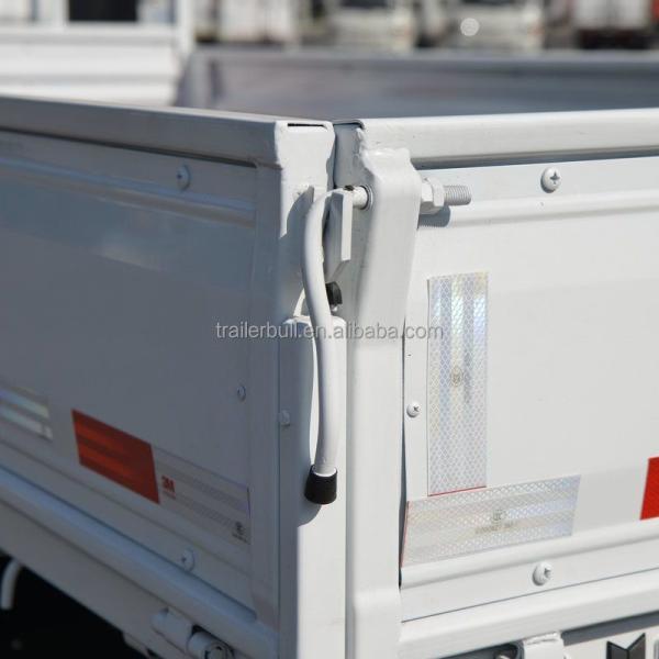 3m Length Steel Dry Freight Cargo Box Isuzu Cargo Truck
