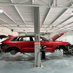 Car Lifting Equipment with 9900lbs Lifting Capacity Barrier Free Base and Manual Release System