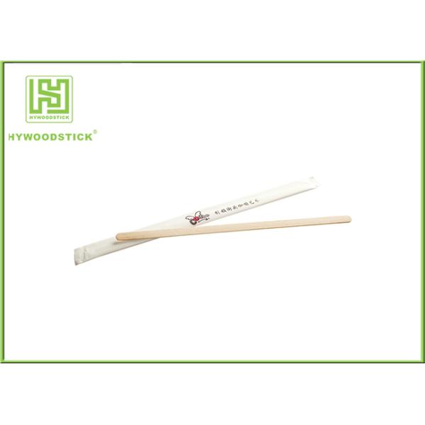 Eco - Friendly Cocktail Stir Sticks , Birch Wood Sugar Swizzle Sticks For Coffee