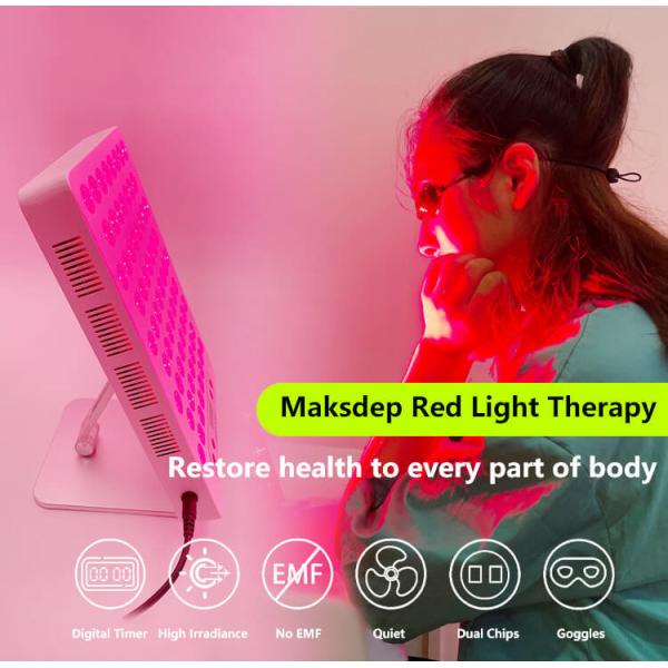 Тихая половинная сторона дома 660nm 850nm терапией красного света тела отсутствие вентилятора