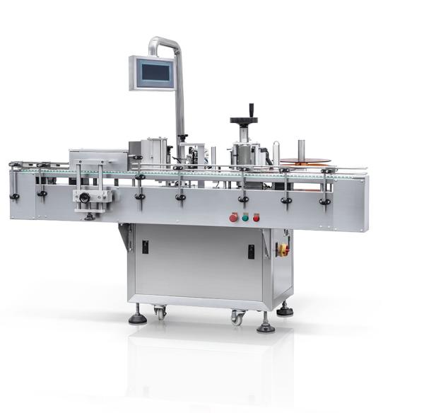 AccuLabel Pharma Automatic Round Bottle Labeling Machine 180 Bottles/Min