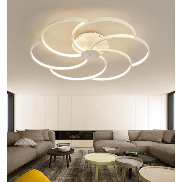 240V Flower Shape 420*80mm 550*80mm Aluminum 48w Modern Ring Light