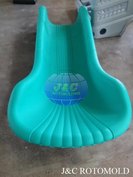 CNC Processed Roto Molded Plastic Products , Custom Roto Molding Slide Parts