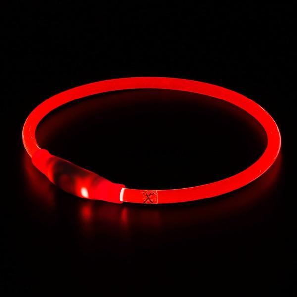 27,5 coleira de cão USB recarregável, diodo emissor de luz do diodo emissor de luz iluminam acima a coleira de cão para a segurança da noite