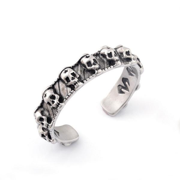 Retro skull bracelet for men, niche design, trendy and fashionable men's bracelet