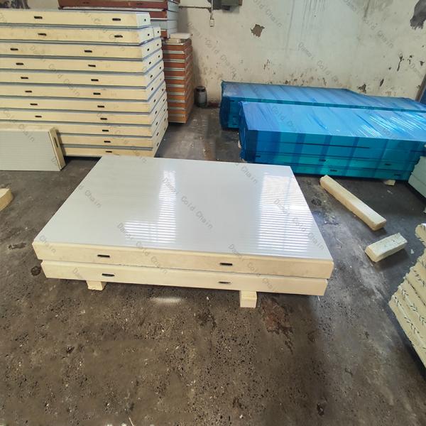 Белая панель холодной комнаты Сэндвич из каменной шерсти Сэндвич из внешней стены