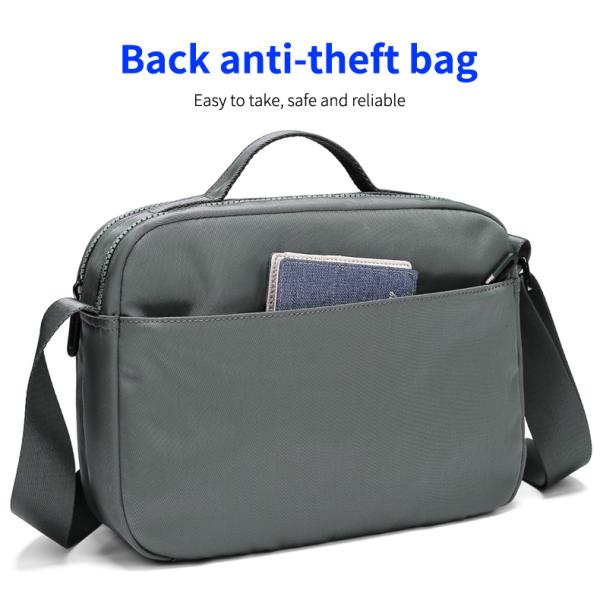 Безопасная мужская сумка для мужчин 20 см высота большой вместимость легко взять