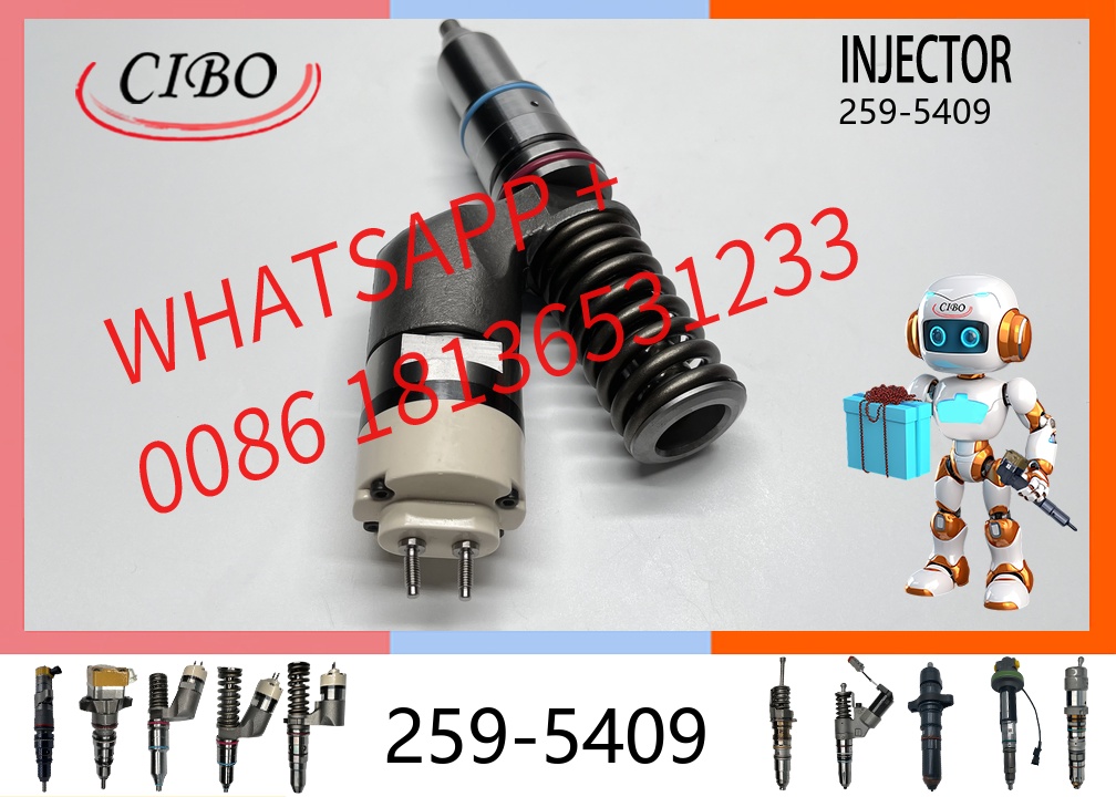 original 259-5409 Common Rail Diesel Fuel Injector Injector Gp-Fuel for C11 C13 C15 C18 Engine Replacement for OEM 2595409 253-0608 2530608 original new injector